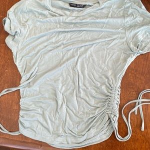 Scrunched sides crop top